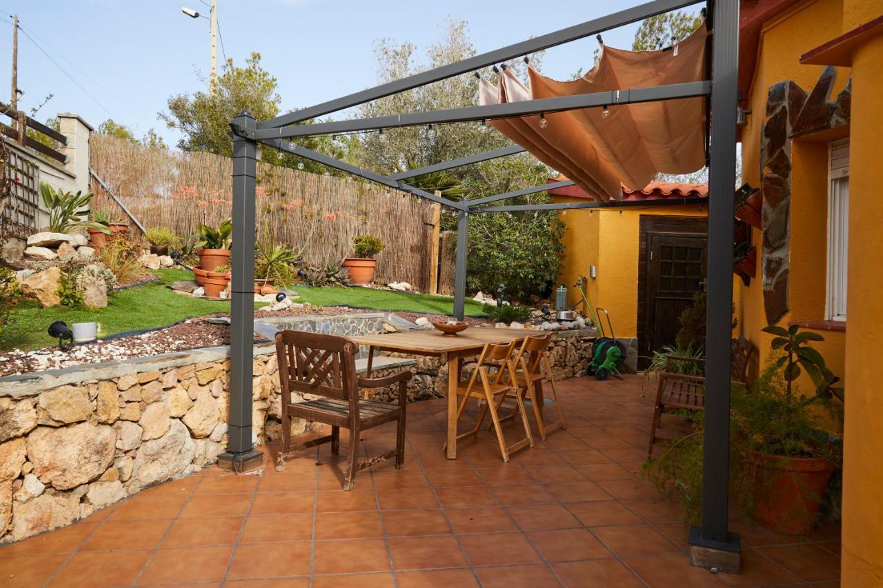 Amazing Vila Close To Sitges, Jacuzzi, Swimming Pool & Exellent Views Olivella Bagian luar foto