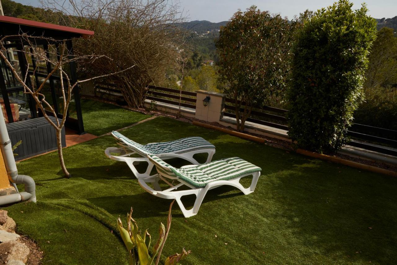 Amazing Vila Close To Sitges, Jacuzzi, Swimming Pool & Exellent Views Olivella Bagian luar foto